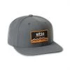 Stio A Mountain Company Hat -STIO Sales A Mountain Company Patch Trucker Hat Dark Gray Side