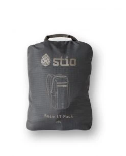 Stio Basin LT Pack 25L -STIO Sales Basin LT Pack Scorched Rock Front Intergrated Stuff Sack