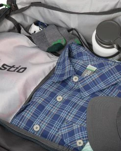 Stio Basin XT Duffel 90L -STIO Sales Basin XT Duffel 90L Boundary Black Detail Organization Pockets 07cc69c6 94c7 49bf a8a4 48b1a0390868