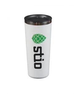 Stio Hydro Flask 22oz Tumbler -STIO Sales Campfire Silipint Cup Green Front