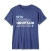 Kids' Stio Stacked Tee -STIO Sales K Private Label Modern Mountain Tee Denim Heather
