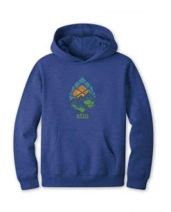 Stio Kids' Pinecone Globe Hoodie 7 Stio Kids' Pinecone Globe Hoodie -STIO Sales Kids Globe Hoodie Heather Royal Heather