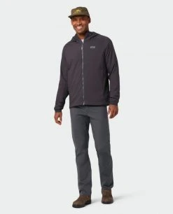 Stio Men's Alpiner Hooded Jacket -STIO Sales M Alpiner Hooded Jacket Boundary Black 1 Full