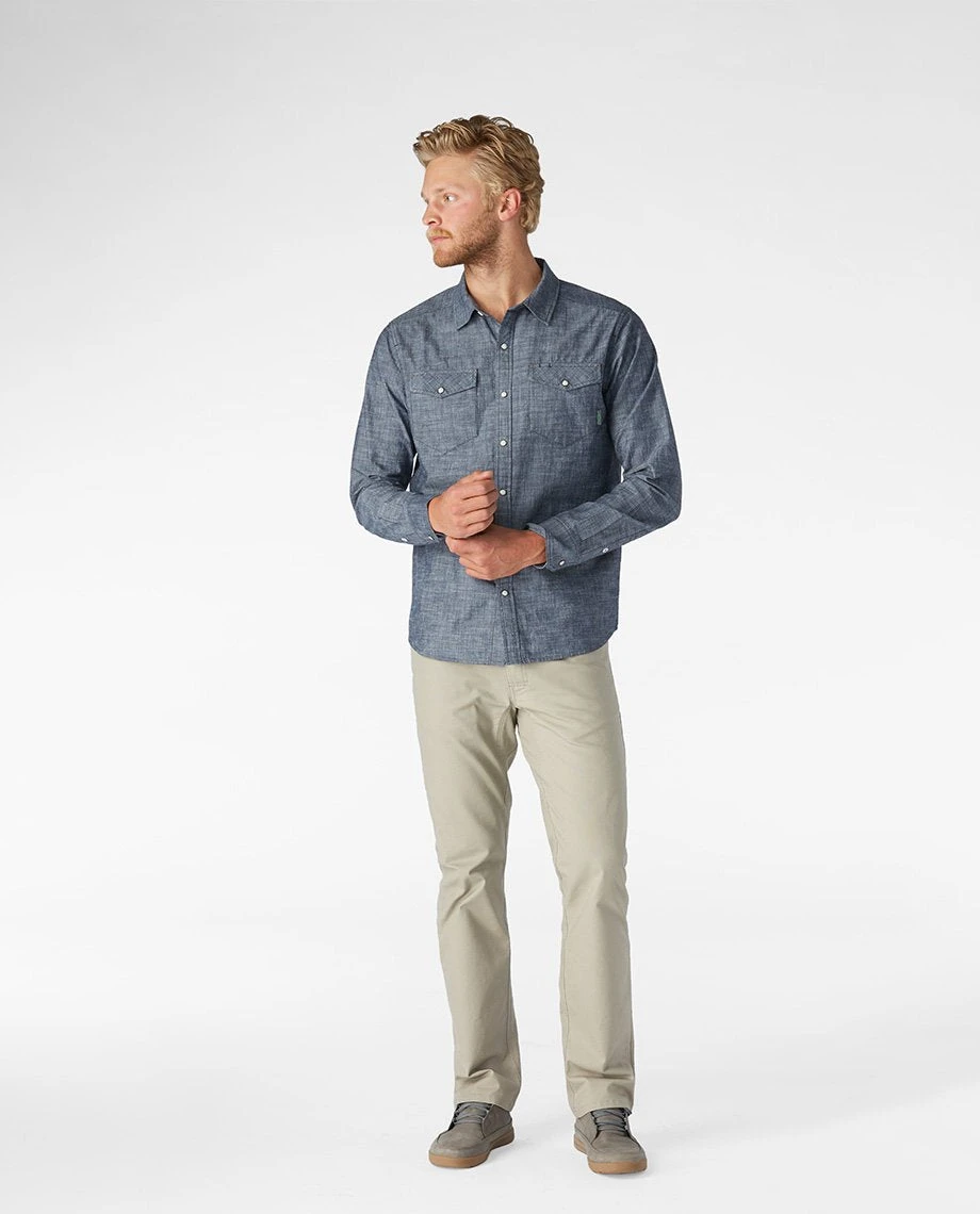 Stio Men's Ashton Chambray Shirt - Past Season 25 Stio Men's Ashton Chambray Shirt - Past Season - Image 23