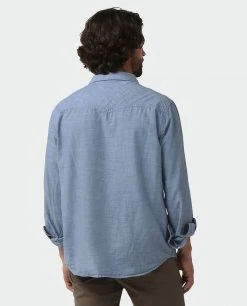 Stio Men's Ashton Chambray Shirt 31 Stio Men's Ashton Chambray Shirt -STIO Sales M Ashton Chambray Shirt Light Chambray 3