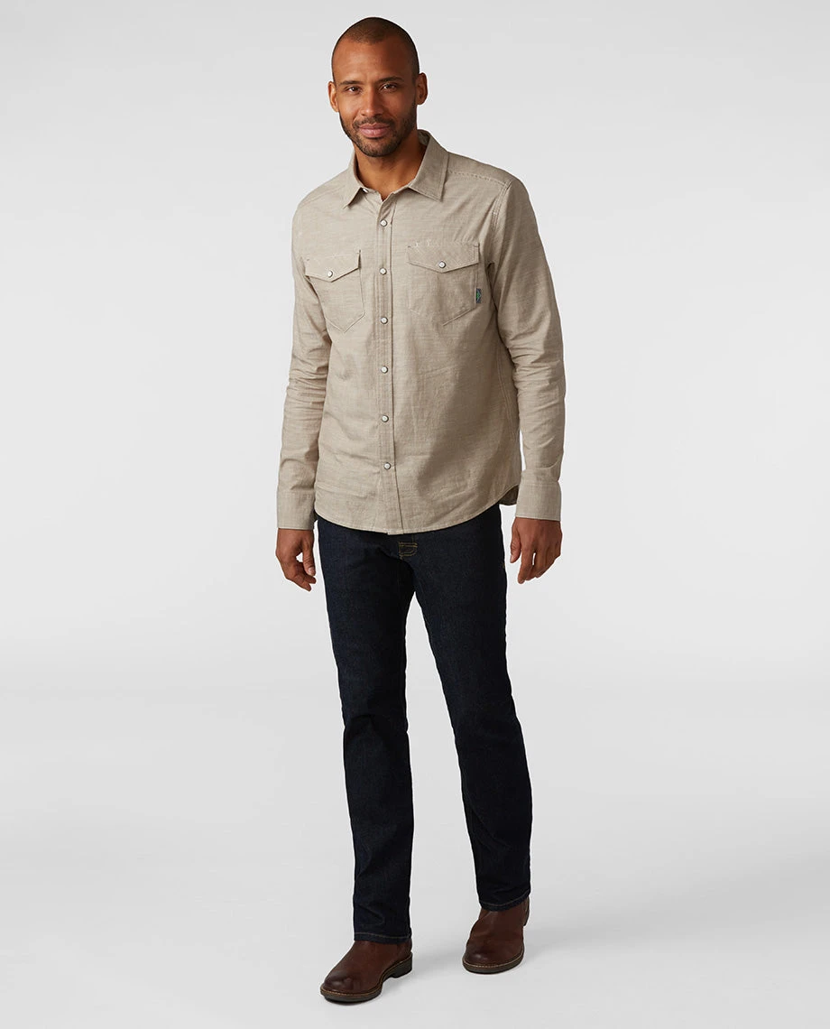 Stio Men's Ashton Chambray Shirt - Past Season 19 Stio Men's Ashton Chambray Shirt - Past Season - Image 17
