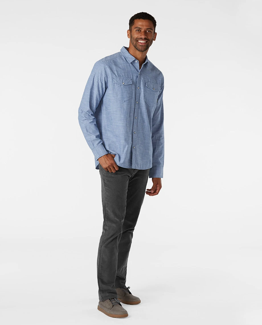 Stio Men's Ashton Chambray Shirt - Past Season 13 Stio Men's Ashton Chambray Shirt - Past Season - Image 11
