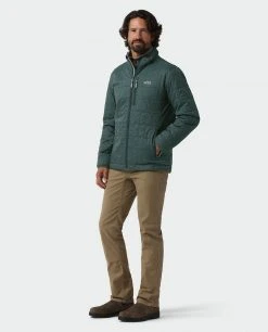 Stio Men's Azura Insulated Jacket -STIO Sales M Azura Jacket Treeline Green 3