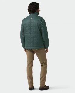 Stio Men's Azura Insulated Jacket -STIO Sales M Azura Jacket Treeline Green 4