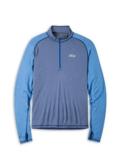 Stio Men's Basis Power Wool™ Zip Neck -STIO Sales M Basis Powerwool Half Zip Alpine Lake 24bfe831 b952 44db 8f49 84ef5bf0df25