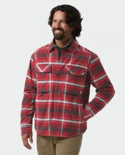 Stio Men's Buckhorn Insulated Snap Shirt 35 Stio Men's Buckhorn Insulated Snap Shirt -STIO Sales M Buckhorn Insulated Snap Shirt Roasted Beet Plaid 1