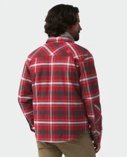 Stio Men's Buckhorn Insulated Snap Shirt 36 Stio Men's Buckhorn Insulated Snap Shirt -STIO Sales M Buckhorn Insulated Snap Shirt Roasted Beet Plaid 2