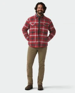Stio Men's Buckhorn Insulated Snap Shirt 37 Stio Men's Buckhorn Insulated Snap Shirt -STIO Sales M Buckhorn Insulated Snap Shirt Roasted Beet Plaid 3