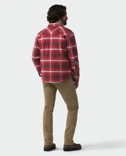 Stio Men's Buckhorn Insulated Snap Shirt 38 Stio Men's Buckhorn Insulated Snap Shirt -STIO Sales M Buckhorn Insulated Snap Shirt Roasted Beet Plaid 4