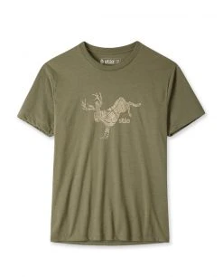 Stio Men's Bucking Jackalope Tee -STIO Sales M Bucking Jack Military