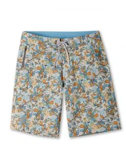 Stio Men's CFS Board Short - 19" 49 Stio Men's CFS Board Short - 19" -STIO Sales M CFS Board Short 19 Inches Quite Gray Floral