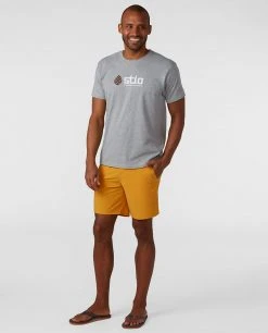 Stio Men's CFS Board Short - 16" -STIO Sales M CFS Board Short Amber Resin 16 4