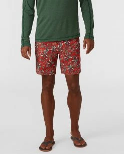 Stio Men's CFS Board Short - 16" -STIO Sales M CFS Board Short Poppy Floral 16 1