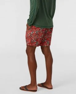 Stio Men's CFS Board Short - 16" -STIO Sales M CFS Board Short Poppy Floral 16 3