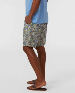 Stio Men's CFS Board Short - 19" 51 Stio Men's CFS Board Short - 19" -STIO Sales M CFS Board Short Quiet Gray Floral 18 3