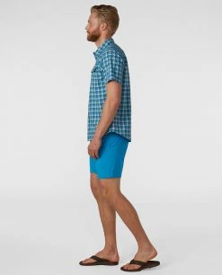 Stio Men's CFS Board Short - 16" -STIO Sales M CFS Board Short Rapid Blue 16 3