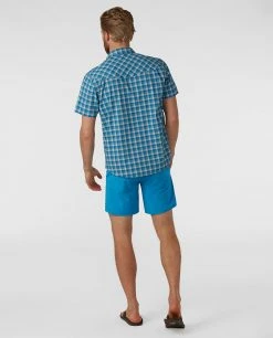 Stio Men's CFS Board Short - 16" -STIO Sales M CFS Board Short Rapid Blue 16 4