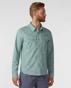 Stio Men's CFS Shirt -STIO Sales M CFS Shirt Lily Pad Floral 1