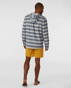 Stio Men's CFS Sun Hoodie -STIO Sales M CFS Sun Hoodie Storm Cloud Stripe 5