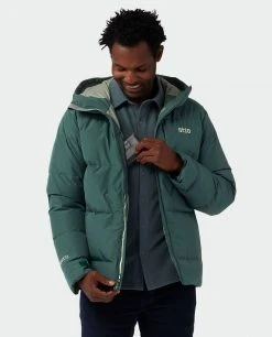 Stio Men's Colter INFINIUM™ Down Jacket -STIO Sales M Colter Infinium Down Jacket Treeline Green 2