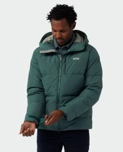 Stio Men's Colter INFINIUM™ Down Jacket -STIO Sales M Colter Infinium Down Jacket Treeline Green 3
