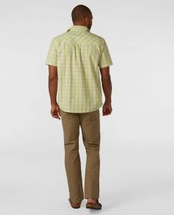 Stio Men's Curtis Camp Shirt SS -STIO Sales M Curtis Camp Shirt SS Forage Green Plaid 4
