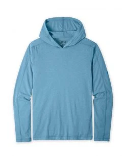 Stio Men's Divide Hooded Pullover -STIO Sales M Divide Hooded Pullover Sturdy Blue Heather