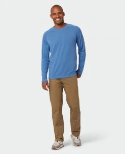 Stio Men's Divide Tee LS 21 Stio Men's Divide Tee LS -STIO Sales M Divide Tech Tee LS Sturdy Blue 1 Full