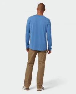 Stio Men's Divide Tee LS 22 Stio Men's Divide Tee LS -STIO Sales M Divide Tech Tee LS Sturdy Blue 2 Full