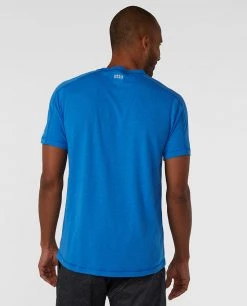 Stio Men's Divide Tee SS -STIO Sales M Divide Tee SS Blue Jolt 2