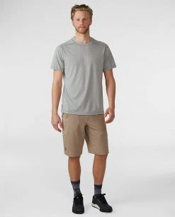 Stio Men's Divide Tee SS -STIO Sales M Divide Tee SS Quiet Gray 3