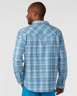 Stio Men's Eddy Drift Shirt LS -STIO Sales M Eddy Drift Shirt LS Lakeside Plaid 4