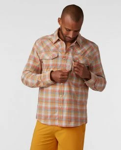 Stio Men's Eddy Drift Shirt LS -STIO Sales M Eddy Drift Shirt LS Poppy Plaid 2