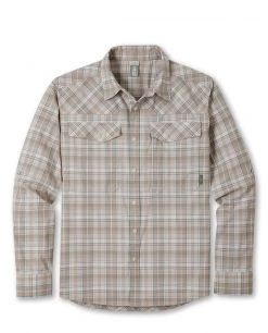 Stio Men's Eddy Drift Shirt LS -STIO Sales M Eddy Drift Shirt Pebble Plaid