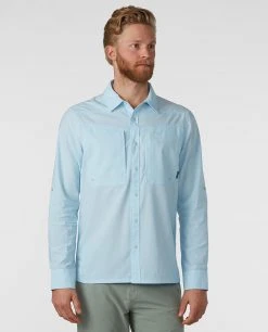 Stio Men's Eddy Guide Shirt LS -STIO Sales M Eddy Guide Shirt Misty Cloud 1