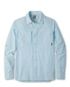 Stio Men's Eddy Guide Shirt LS -STIO Sales M Eddy Guide Shirt Misty Cloud
