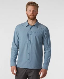 Stio Men's Eddy Guide Shirt LS -STIO Sales M Eddy Guide Shirt River Shimmer 1