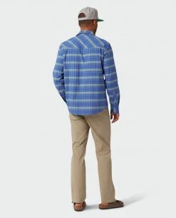 Stio Men's Eddy Shirt LS 45 Stio Men's Eddy Shirt LS -STIO Sales M Eddy Shirt LS Skyline Plaid 2 Full