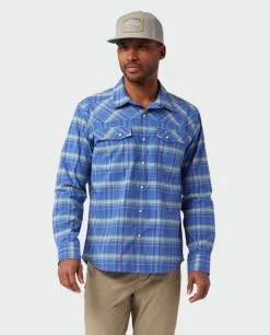 Stio Men's Eddy Shirt LS 40 Stio Men's Eddy Shirt LS -STIO Sales M Eddy Shirt LS Skyline Plaid 3 Top