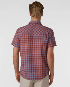 Stio Men's Eddy Shirt SS -STIO Sales M Eddy Shirt SS Cliff Clay Check 2