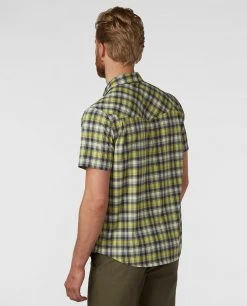Stio Men's Eddy Shirt SS -STIO Sales M Eddy Shirt SS Honeydew Plaid 2
