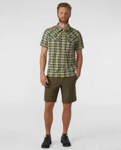 Stio Men's Eddy Shirt SS -STIO Sales M Eddy Shirt SS Honeydew Plaid 3