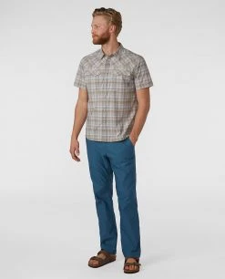 Stio Men's Eddy Shirt SS -STIO Sales M Eddy Shirt SS Pebble Plaid 3