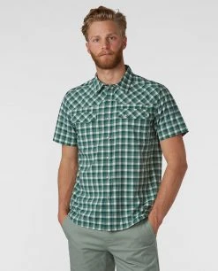 Stio Men's Eddy Shirt SS -STIO Sales M Eddy Shirt SS Thicket Check 1