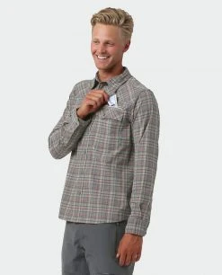 Stio Men's Eddy Slope Shirt 50 Stio Men's Eddy Slope Shirt -STIO Sales M Eddy Slope Shirt LS Powder Fox Plaid 2